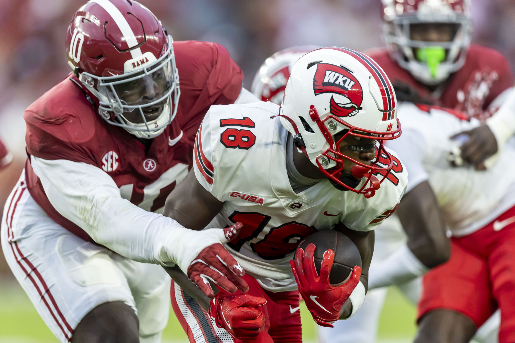 No. 5 Alabama, Jalen Milroe rout Western Kentucky 63-0 in coach Kalen DeBoer's debut